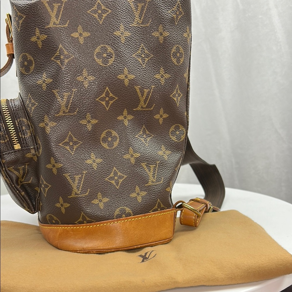 Louis Vuitton Brown Monogram Backpack - Picture 4 of 16